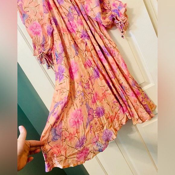 EUC Spell & the Gypsy Collective Musk Butterfly Mini Dress - Picture 12 of 15